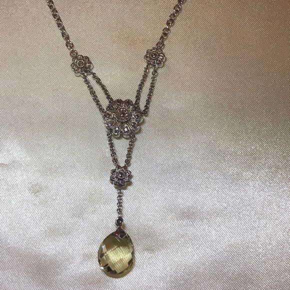 Zales Jewelry - Lemon quartz lariat necklace